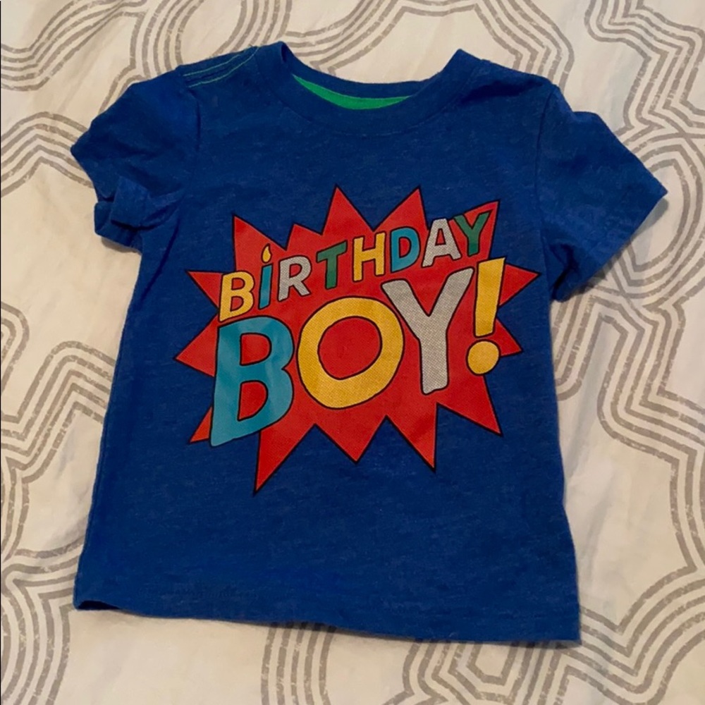 12 month Birthday Boy tee
